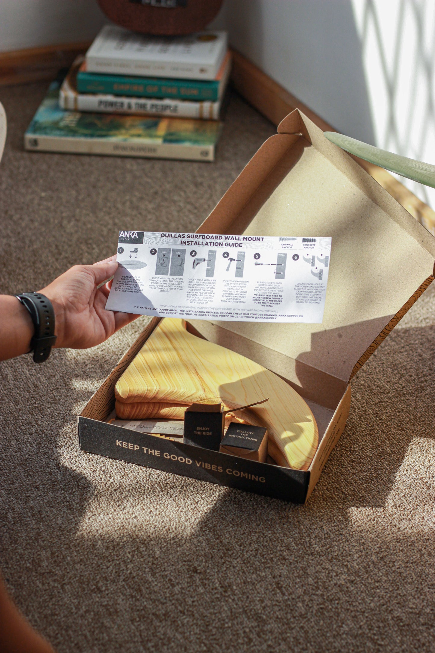 QUILLAS SURFBOARD WALL MOUNT