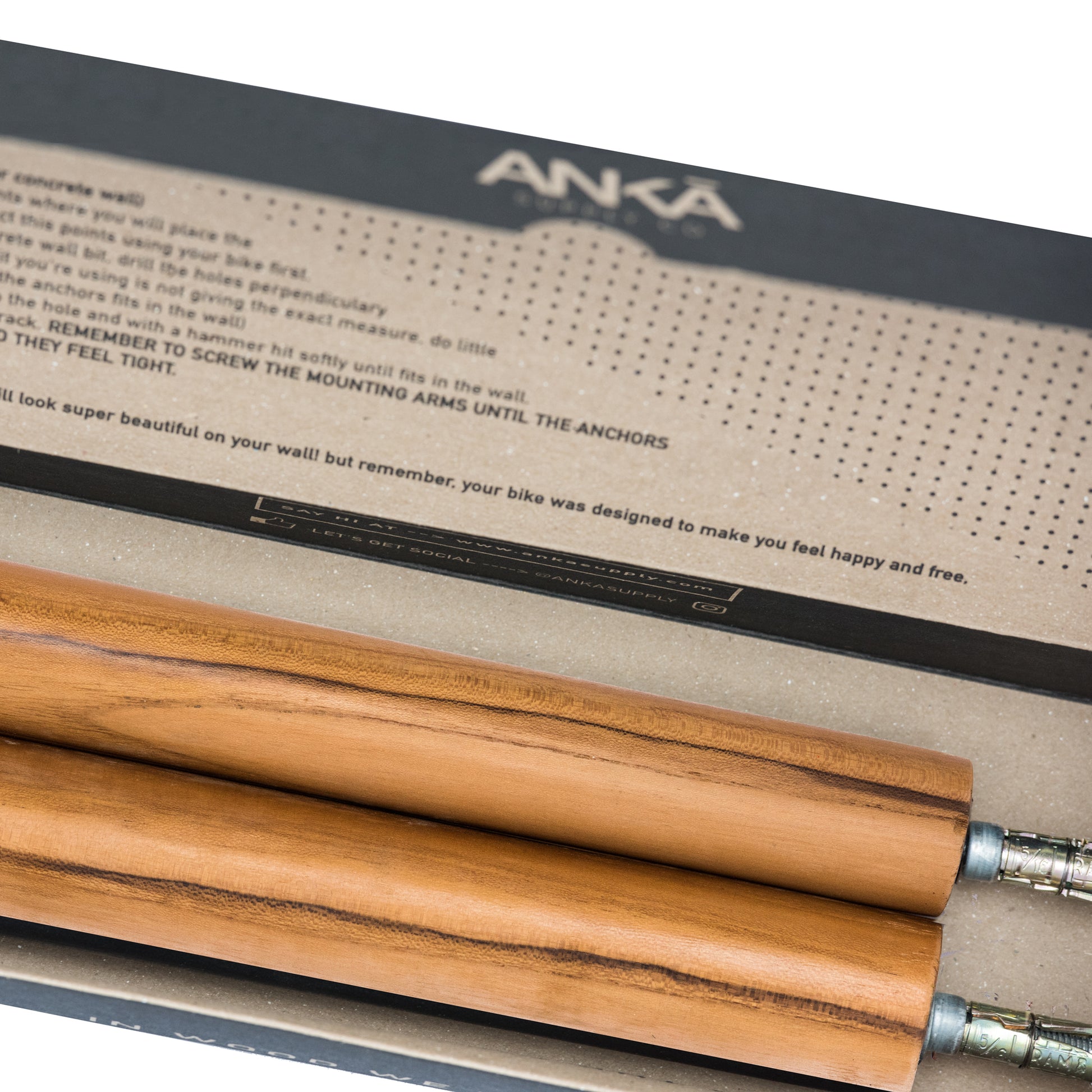 LEVITA BIKE RACK (Teak Wood) - Ankā Supply Co