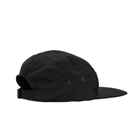 BLACK 5 PANEL HAT - Ankā Supply Co