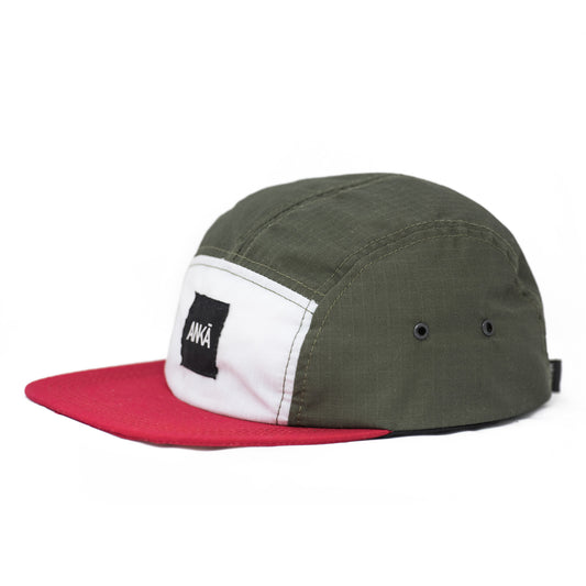 RED OLIVE 5 PANEL HAT - Ankā Supply Co