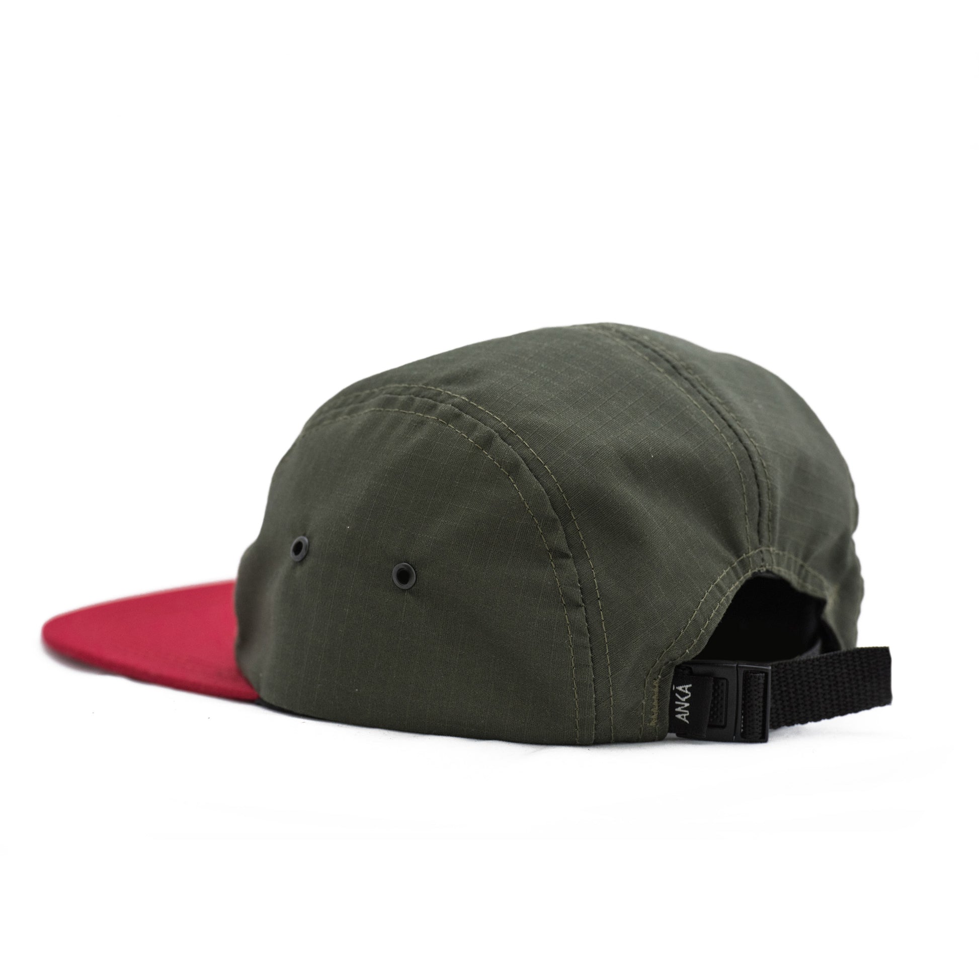 RED OLIVE 5 PANEL HAT - Ankā Supply Co